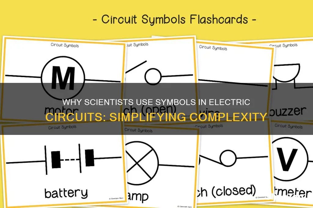 why do scientists use symbols in electric circuits