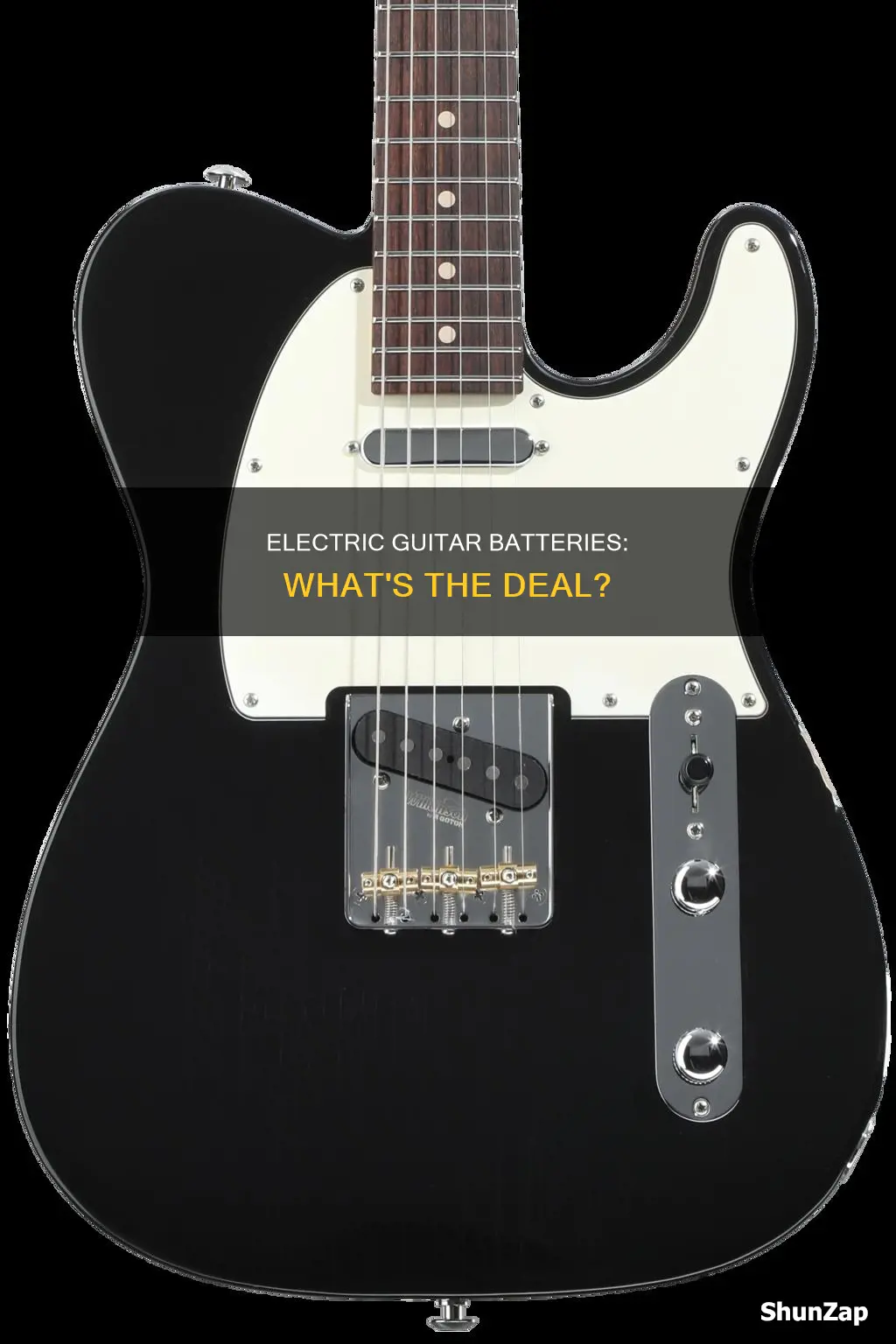 why do some electric guitars have batteries