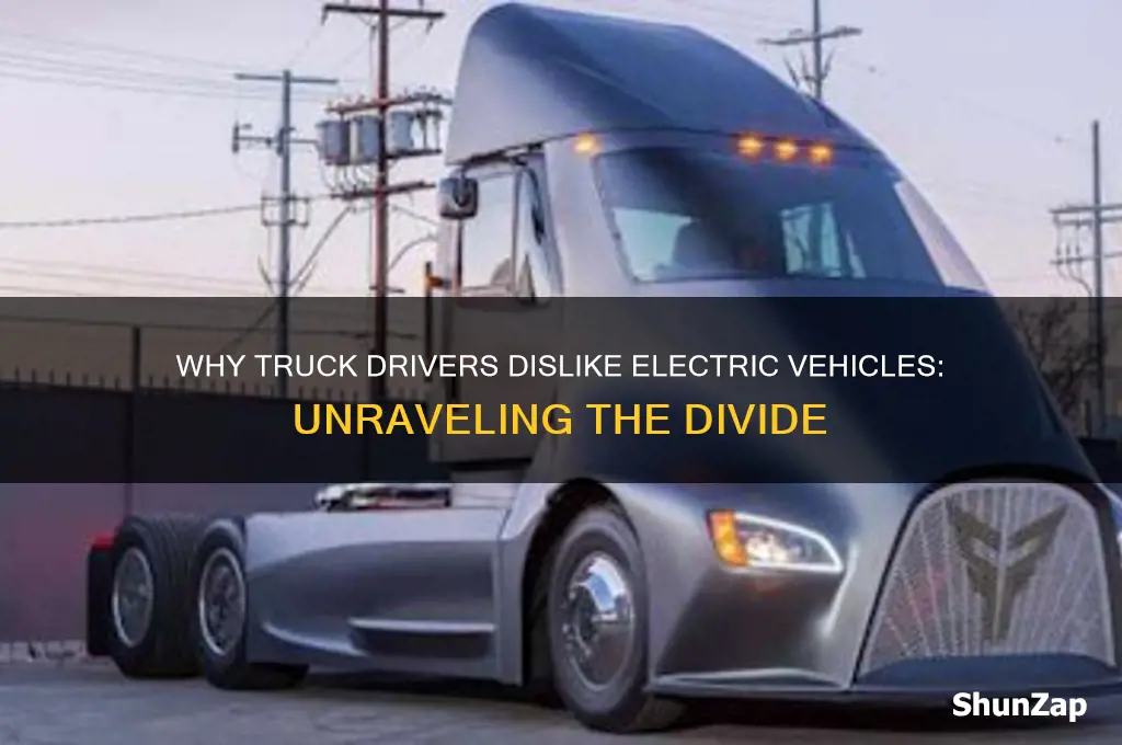 why do truck people hate electric cars