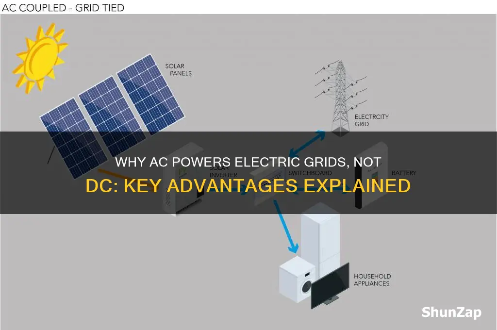 why do we run electric network using ac not d