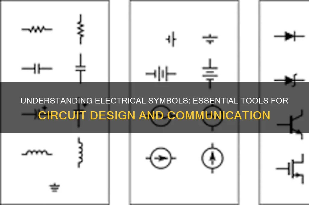 why do we use electrical symbols