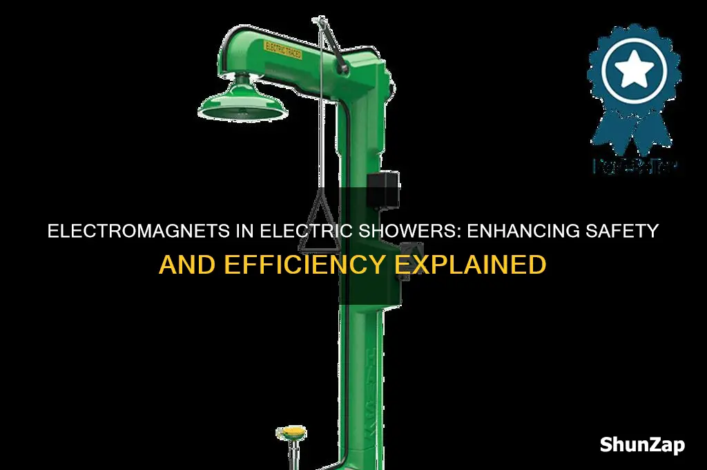 why do we use electromagnets in electric showers