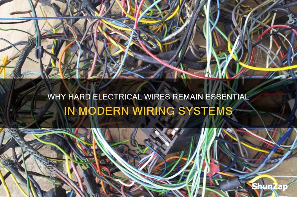 why do we use hard electrical wires