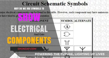 Why Symbols Simplify Electrical Component Representation in Diagrams
