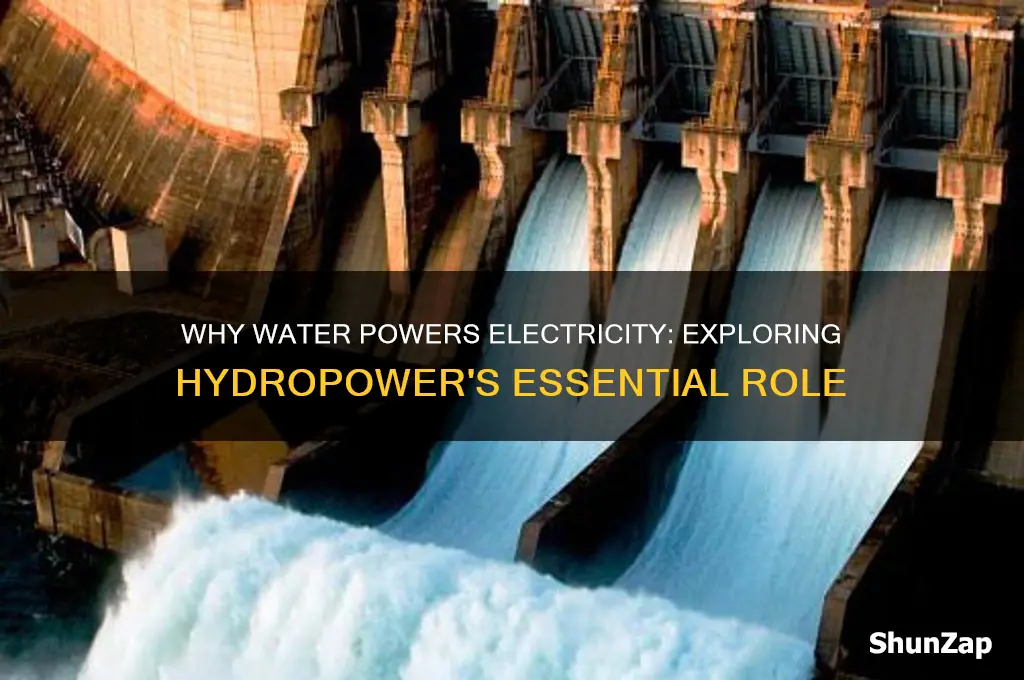 why do we use water for electricity