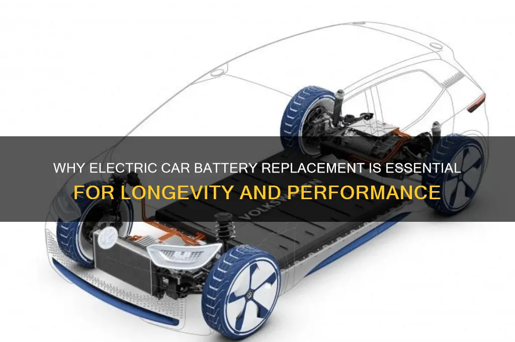 why do you replace battiers in electric cars