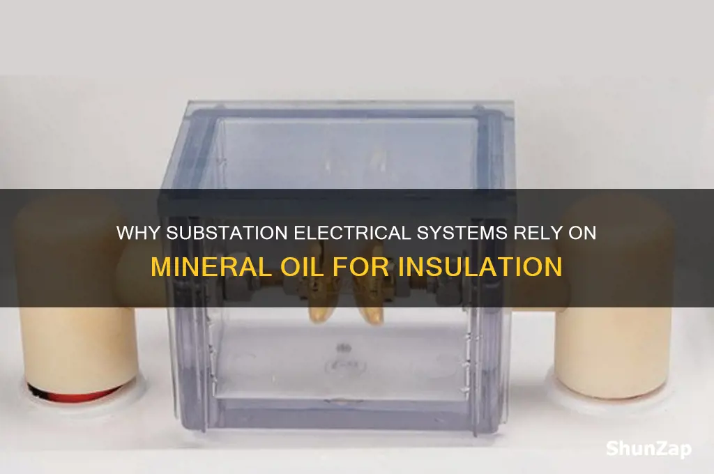 why does a substation electrical use mineral