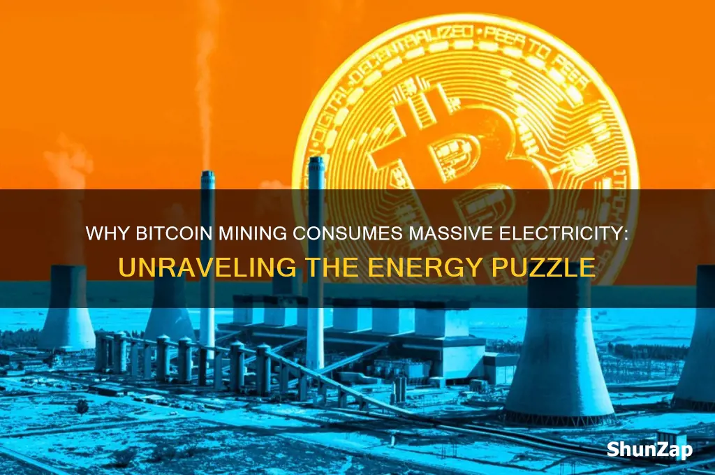 why does bitcoin mining use electricity