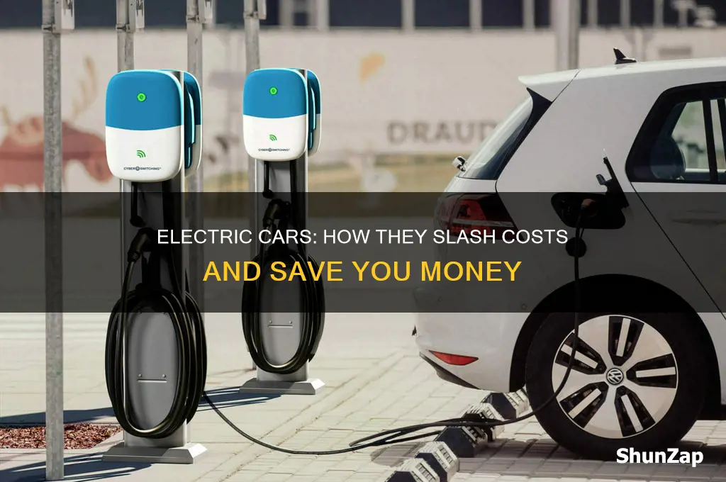 why does electric cars saves money