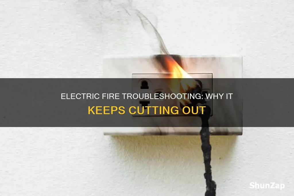 why does electric fire keep cutting out