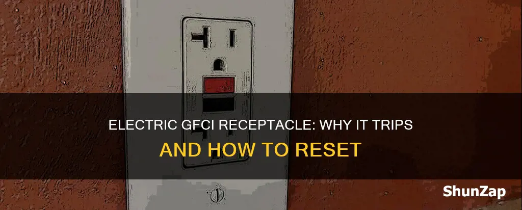 why does electric gfci receptable go out
