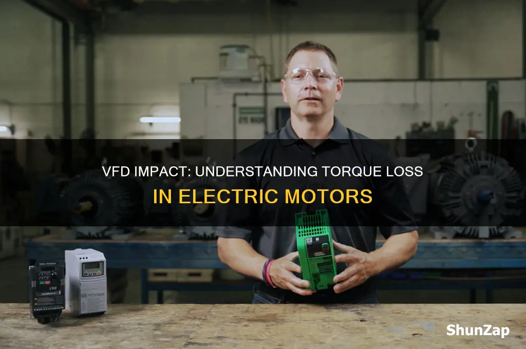 why does electric motor lose torque when using vfd