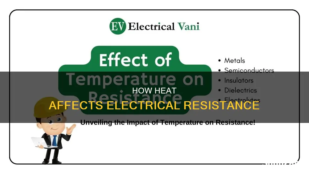 why does electrical resistance increase with temperature