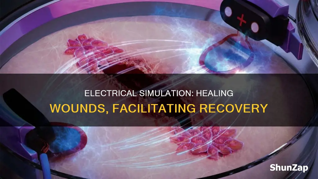 why does electrical simulation facilitate wound healing