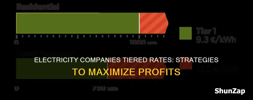 why does electricity companies have tiered rates