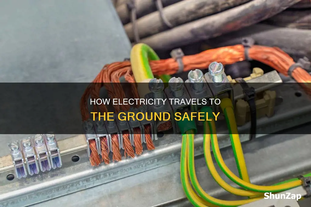 why does electricity go to the ground