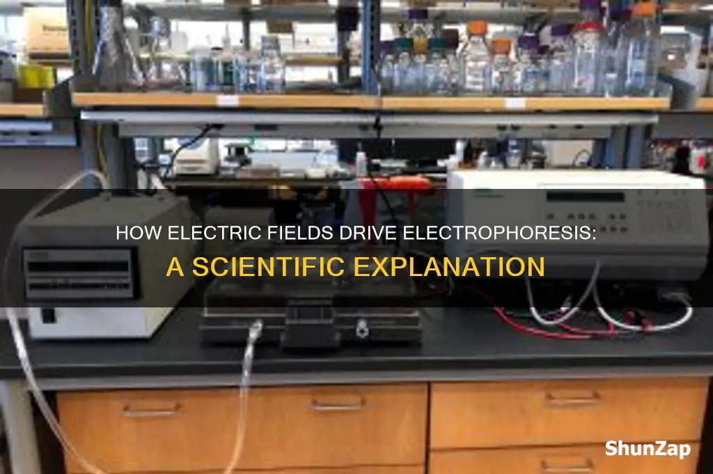 why does electrophoresis uses electric field