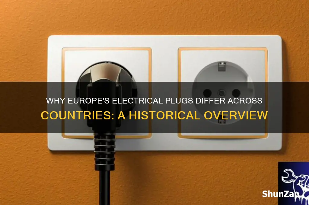 why does europe not use the same electrical plugs