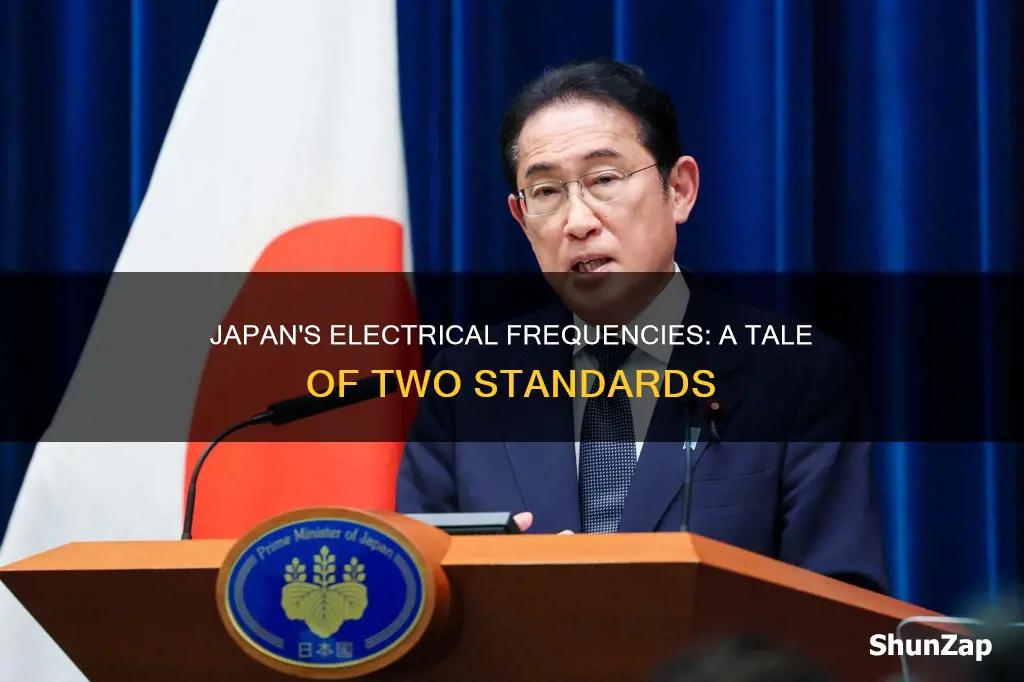 why does japan have two electrical frequencies