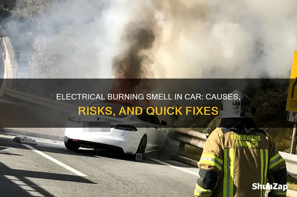 why does my car smell like electrical burning