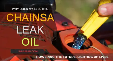 Electric Chainsaw Oil Leak: Troubleshooting Guide