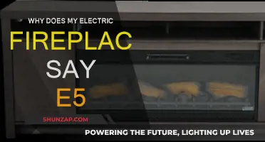 Troubleshooting Electric Fireplace: E5 Error Code Explained