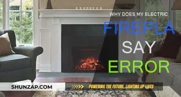 Troubleshooting Your Electric Fireplace: Error Messages Explained