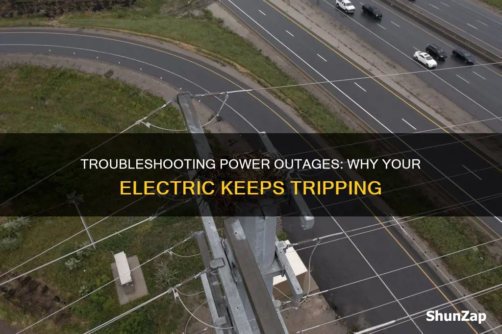 why does my electric keep going off