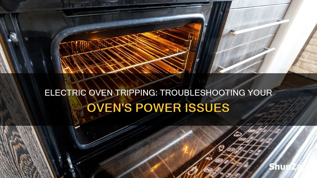 why does my electric oven keep tripping