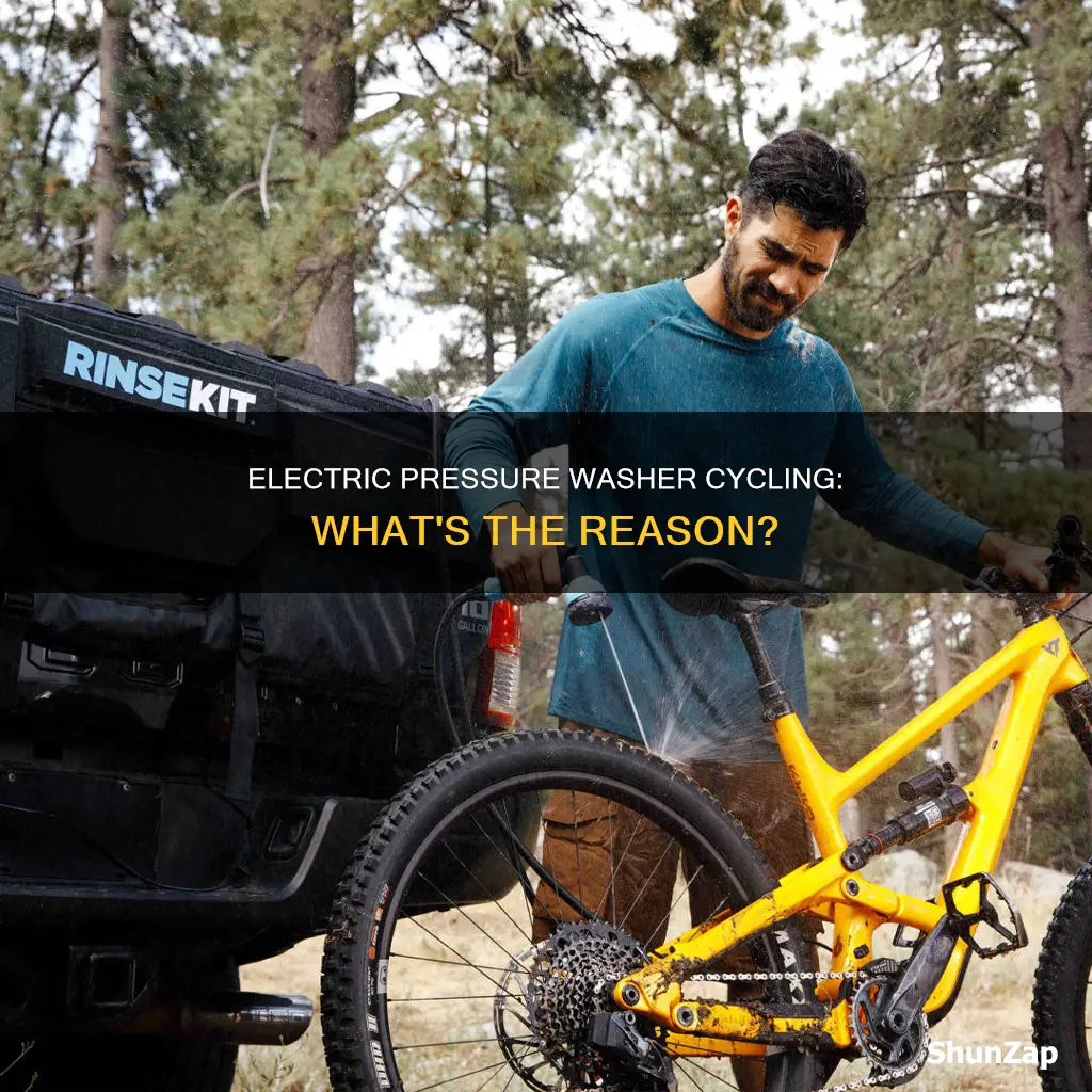 why does my electric pressure washer cycling