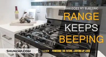 Troubleshooting a Beeping Electric Range