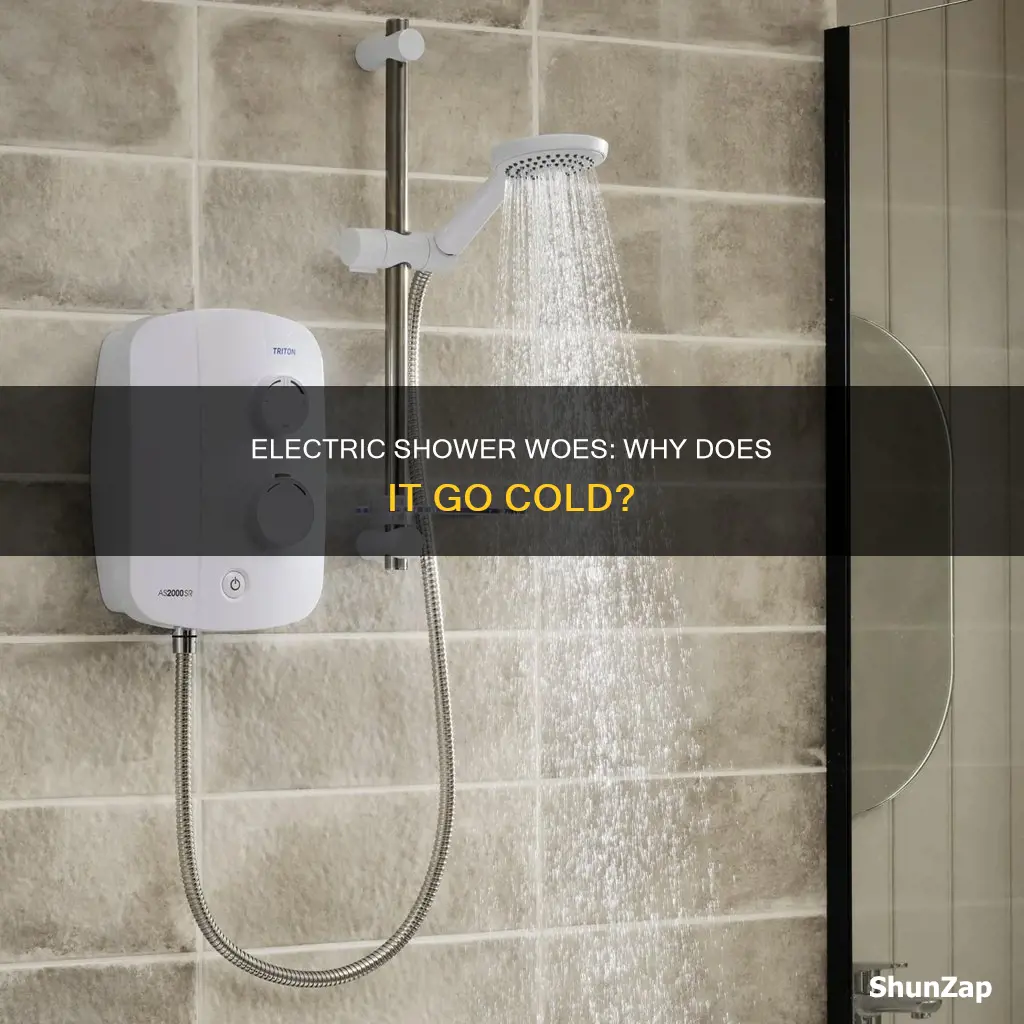 why does my electric shower go cold