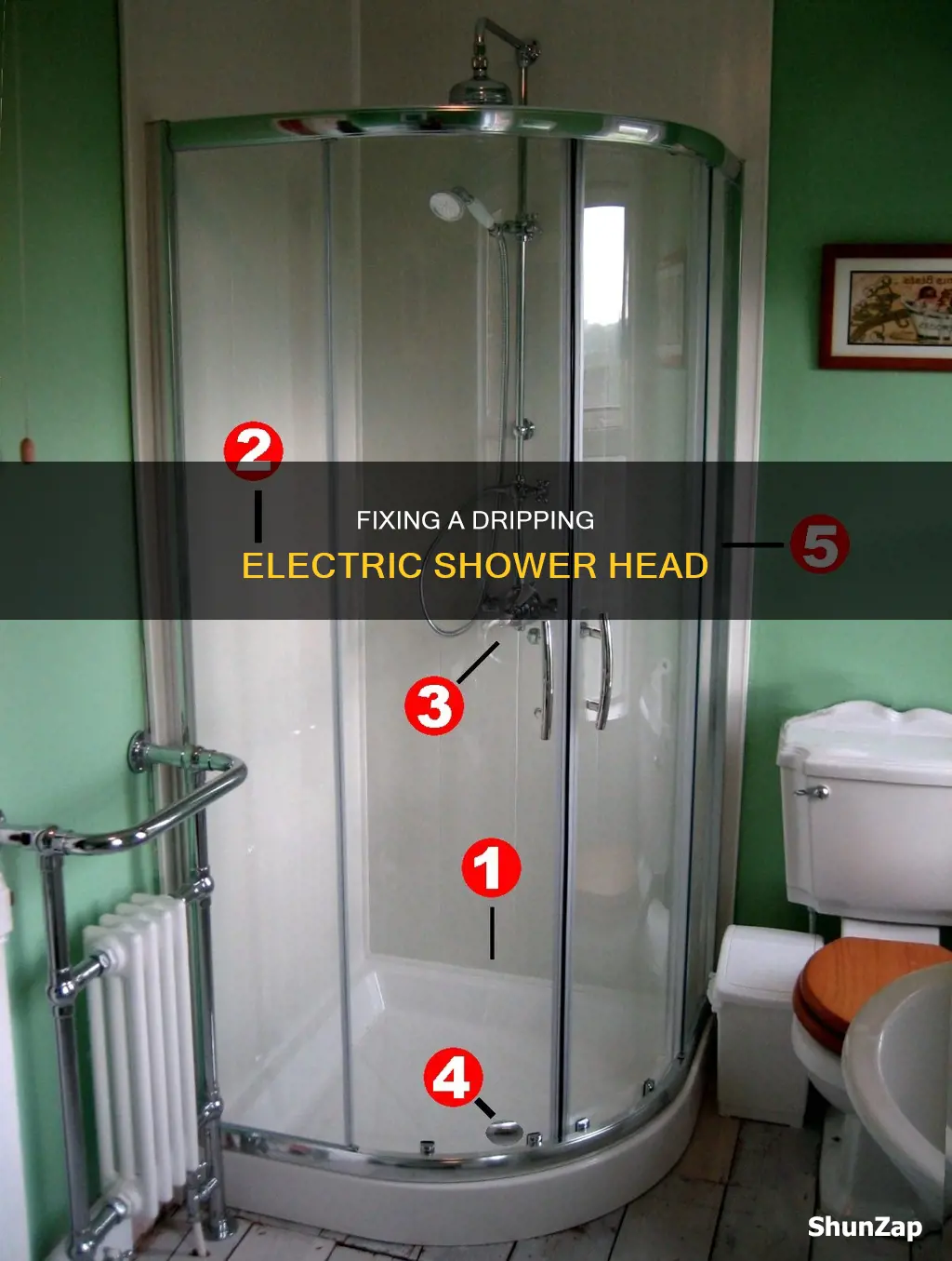 why does my electric shower head drip
