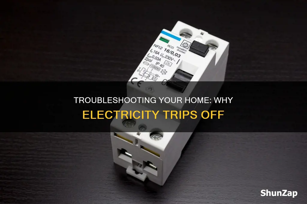 why does my electricity keep tripping off