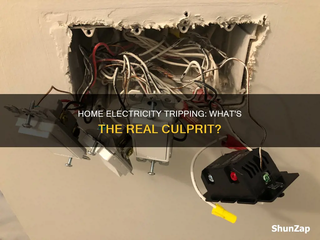 why does my home electricity keeps tripping