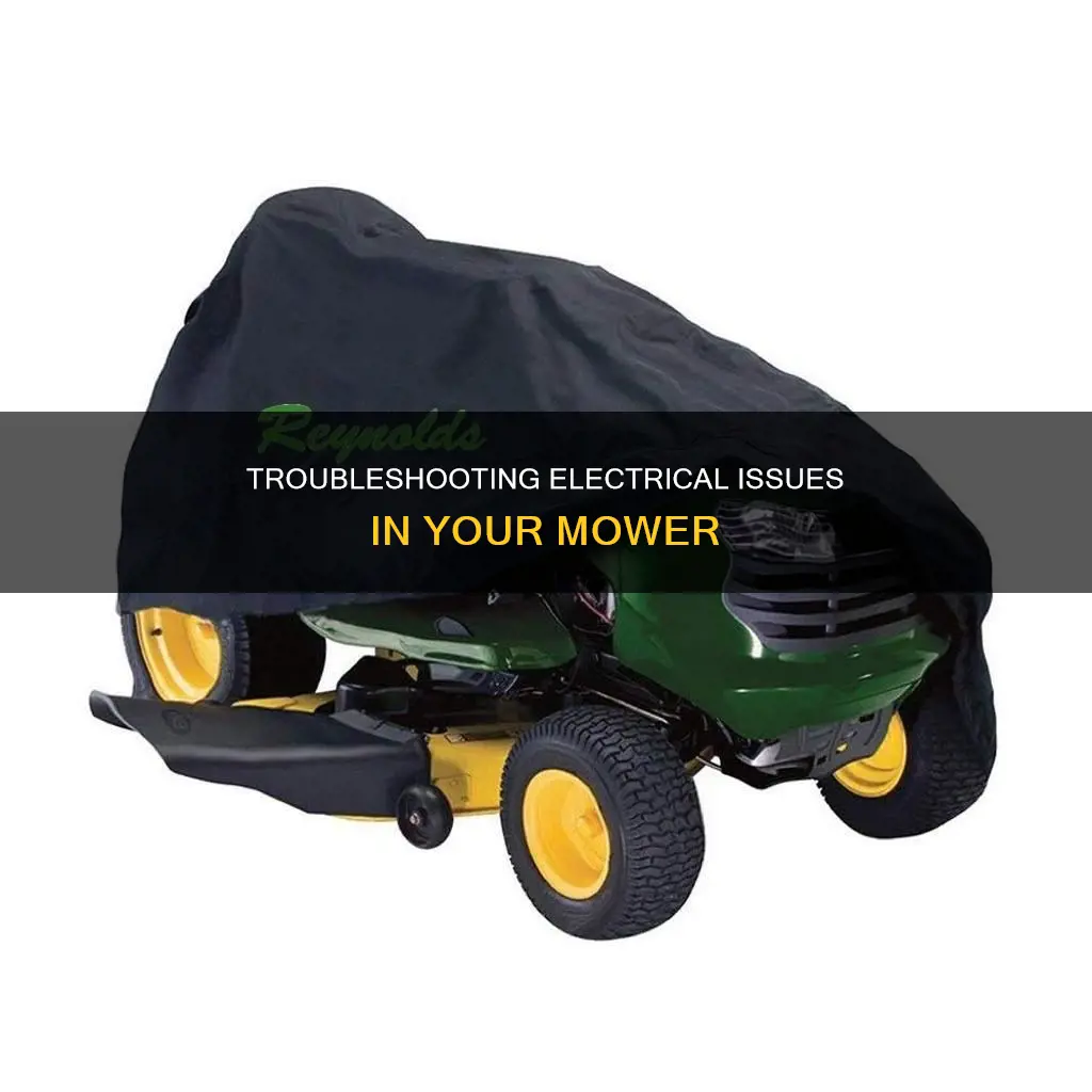 why does my mower radomly die electrical
