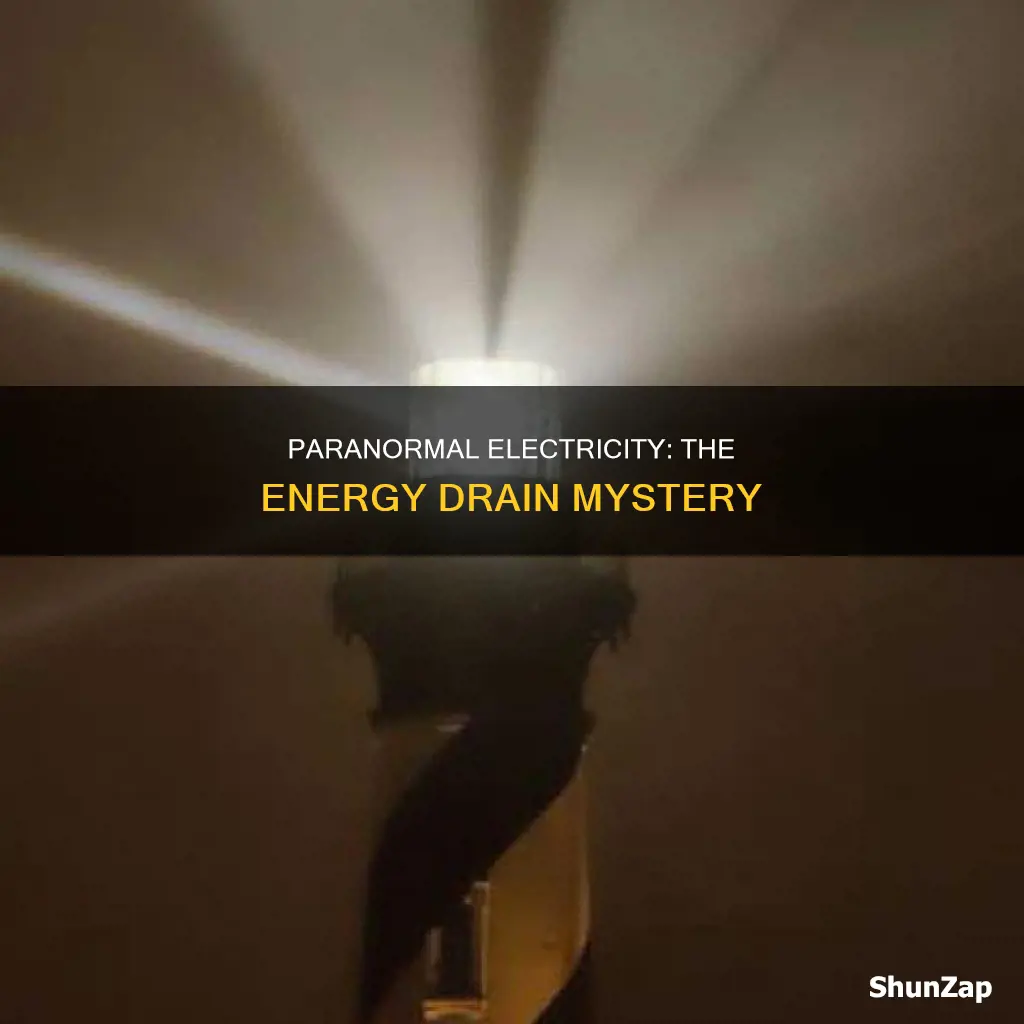 why does the paranormal feed off electricity
