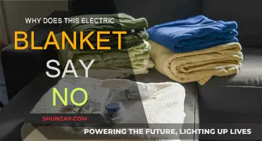 Electric Blanket Woes: Why "No" is a Common Refrain
