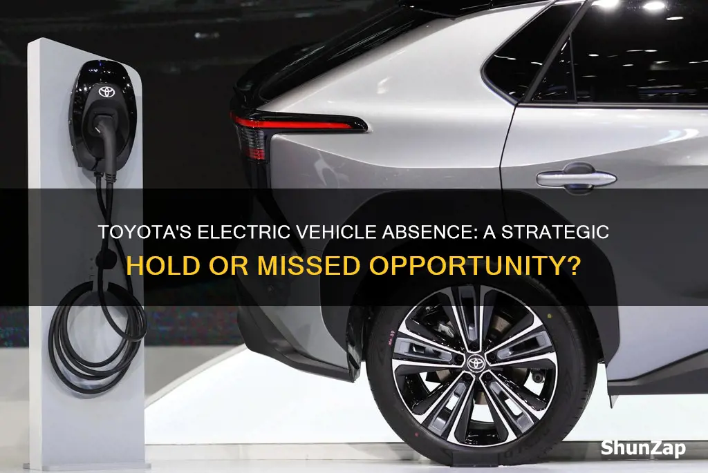 why does toyota not have a electric vehicle yet