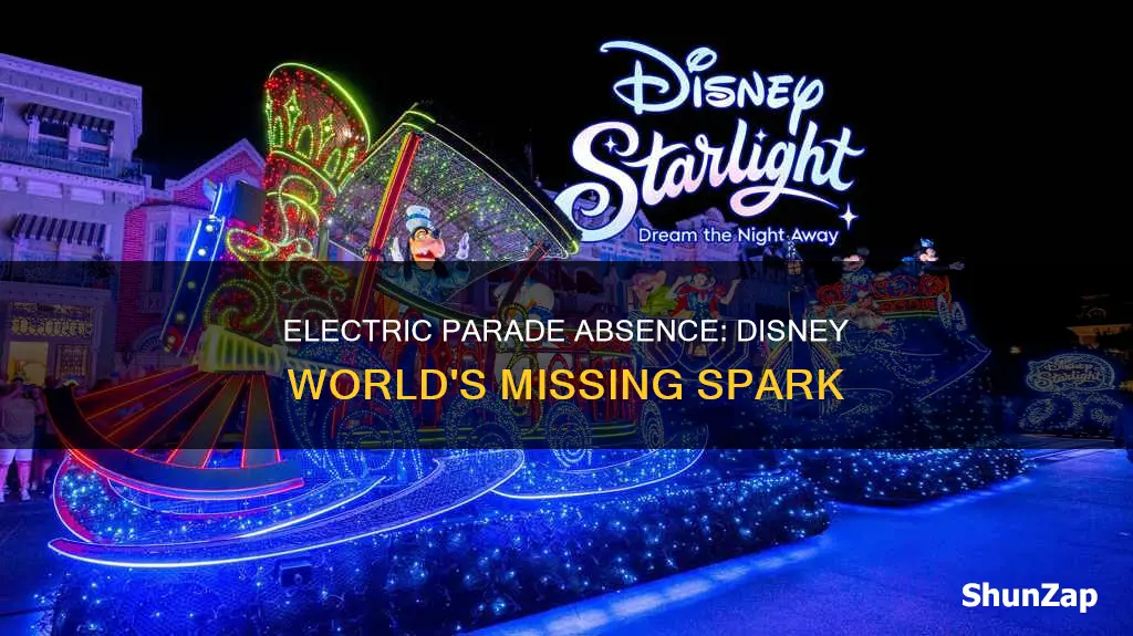 why doesn disney world have electric parade