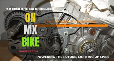 Suzuki MX Bike: Electric Starter Absence Explained