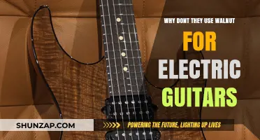 Why Walnut Isn't a Popular Choice for Electric Guitar Construction