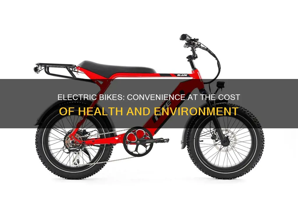 why electric bikes are bad