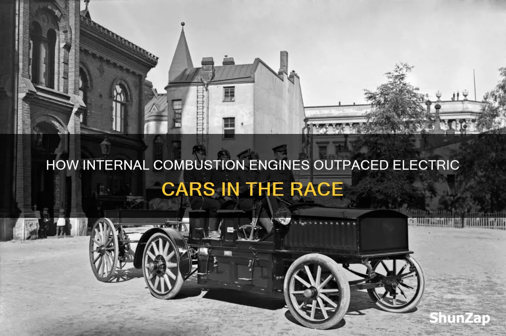 why electric cars lost out to internal combustion engine