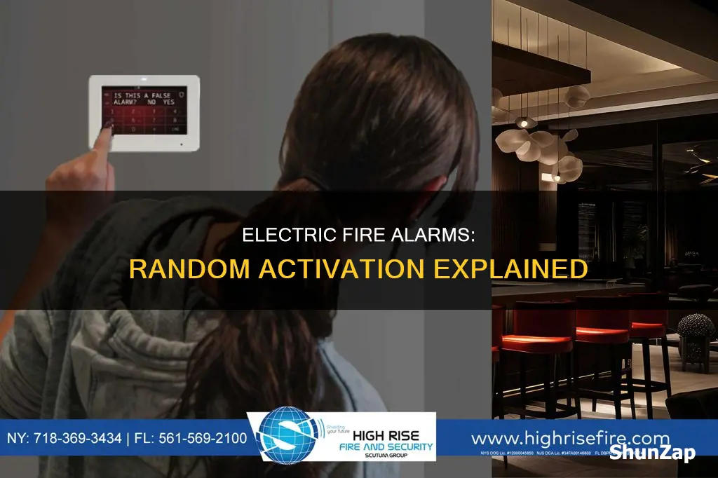 why electric fire alarms randomly go off