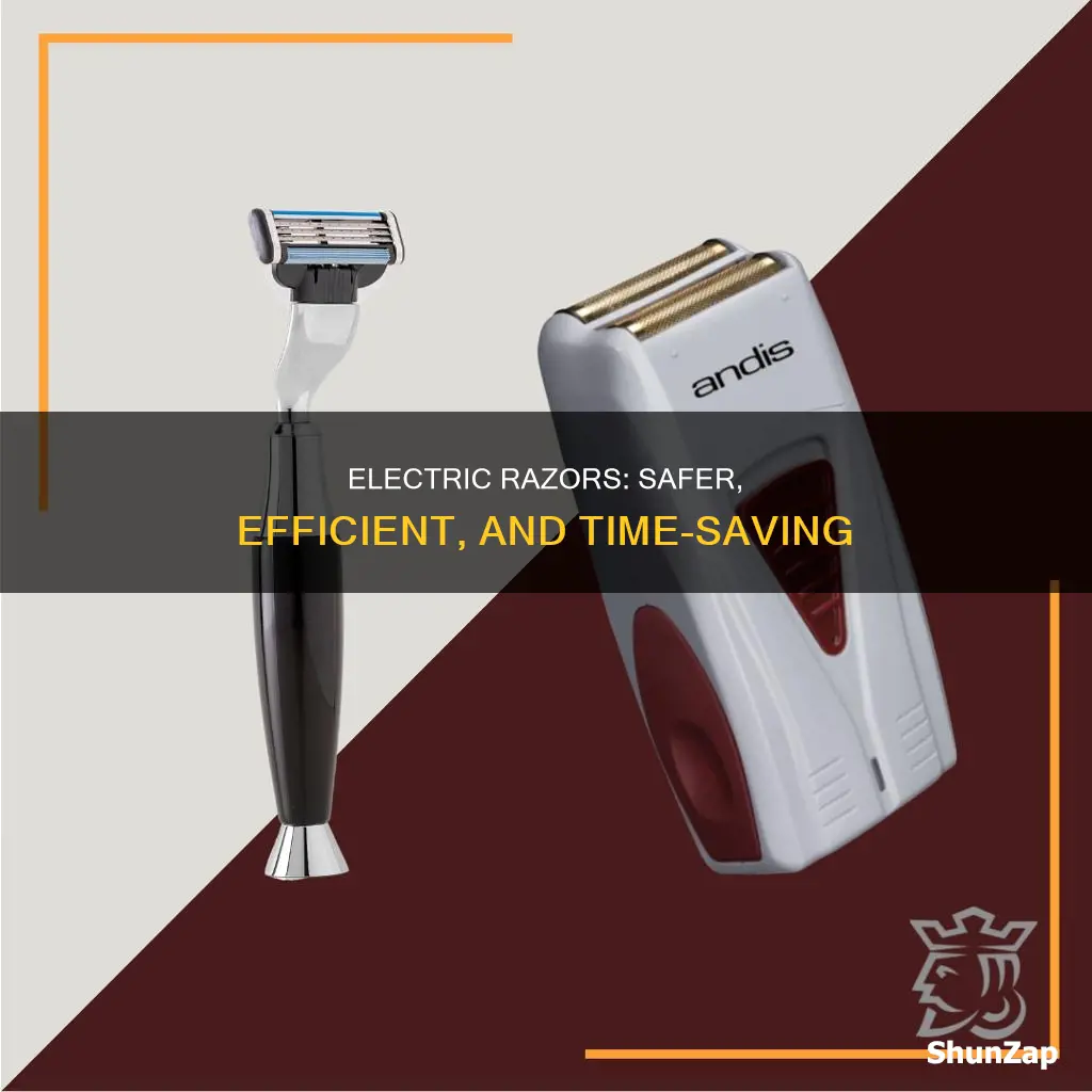 why electric razor is better than blade