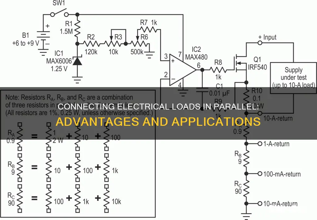 why electrical loads are connected in parallel