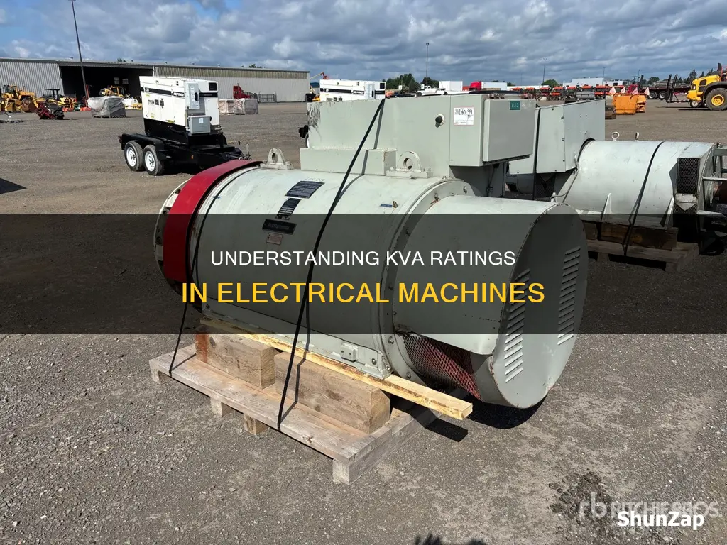 why electrical machines are rated in kva