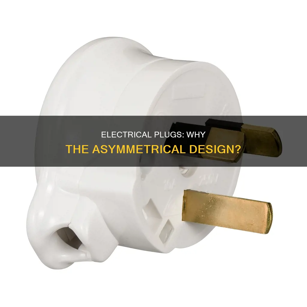 why electrical plugs bigger on one side