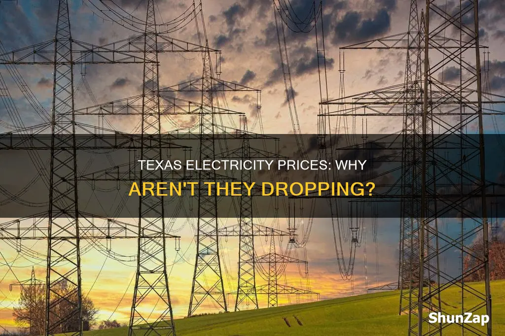 why electricity prices not going down texas